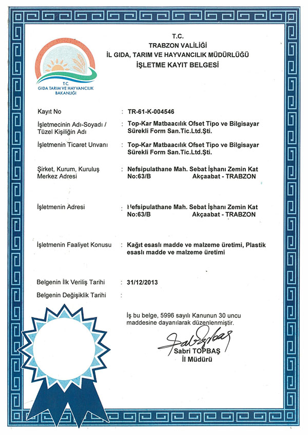 Trabzon Matbaa, Rize Matbaa, Giresun Matbaa